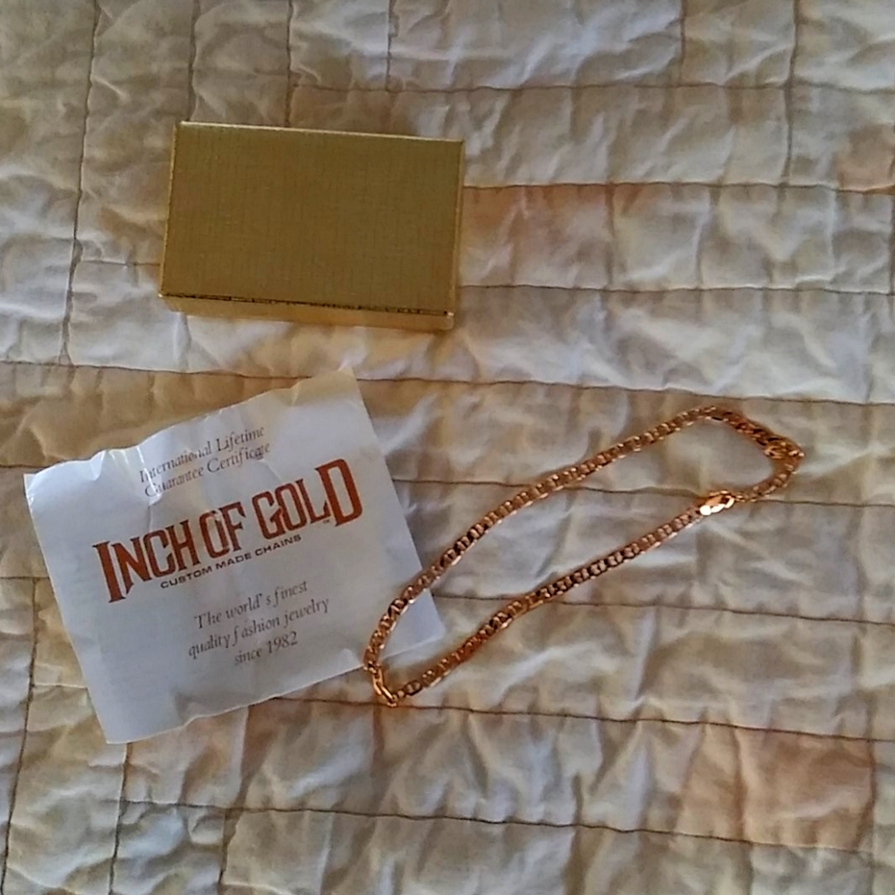 Ankle bracelet golden